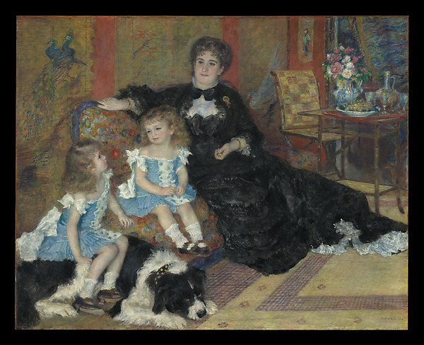 Madame Charpentier and Her Children by Auguste Renoir